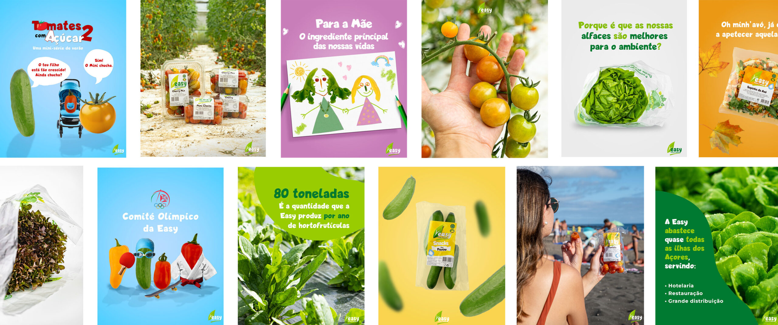 Easy Fruits & Salads - Gestão criativa de redes sociais